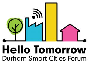 Hello Tomorrow: Durham Smart Cities Forum Logo