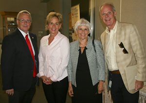 City of Oshawa Mayor, John Henry; Durham Region's Manager of Diversity and Immigration, Audrey Andrews; DRUHC Executive Director, Maralyn Tassone; Regional and City Councillor, Dan Carter